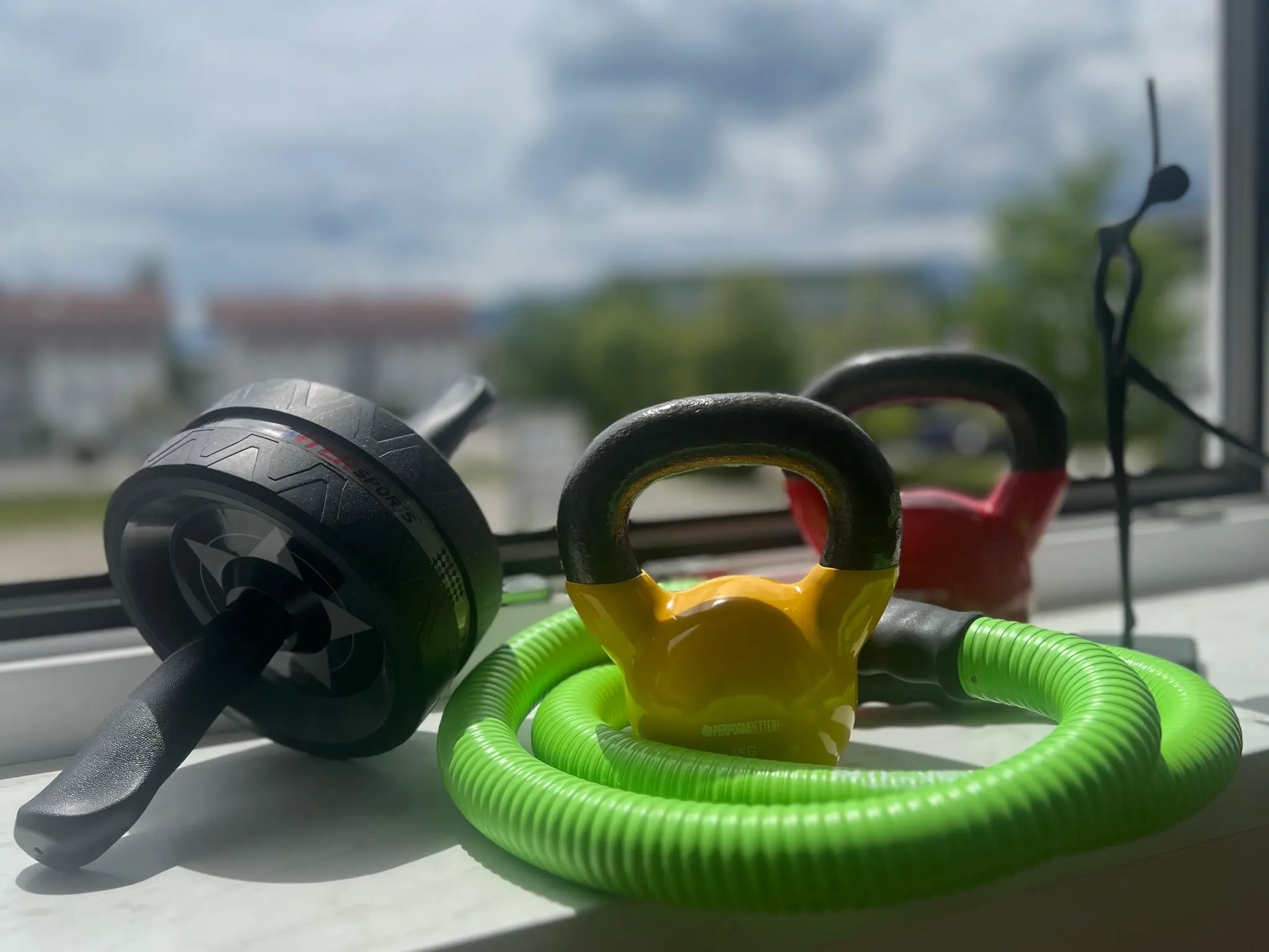 Workshop mit Trainingsgeräten